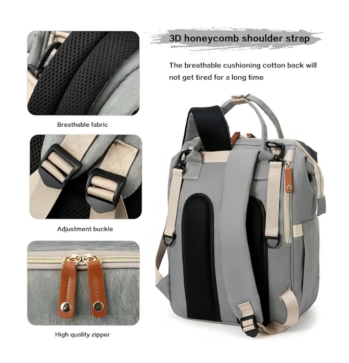 BOLSO MOCHILA MATERNAL - 6