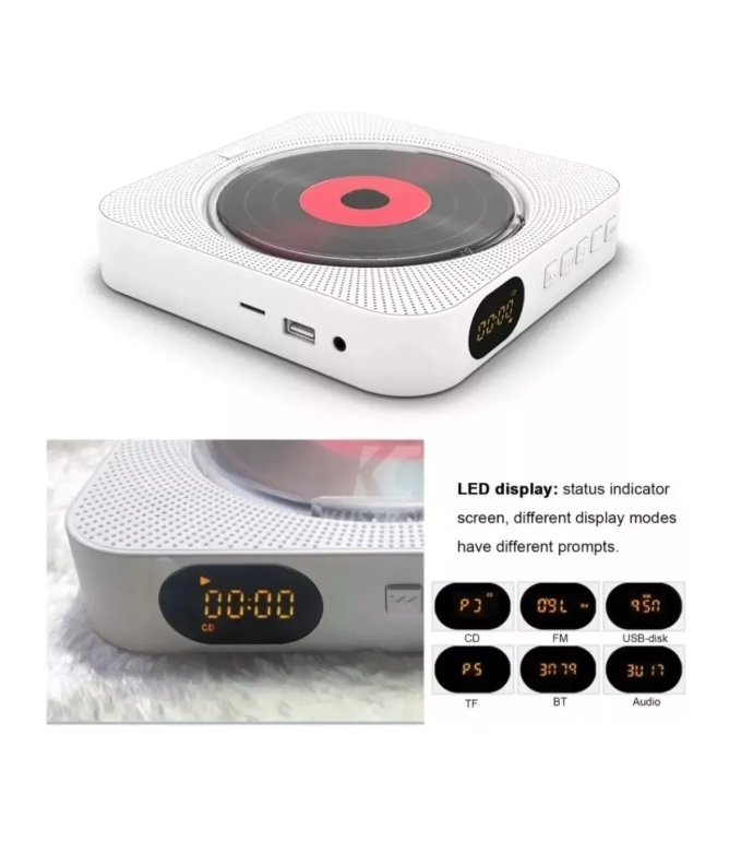 REPRODUCTOR PORTATIL DE CD CON BOCINA - 4