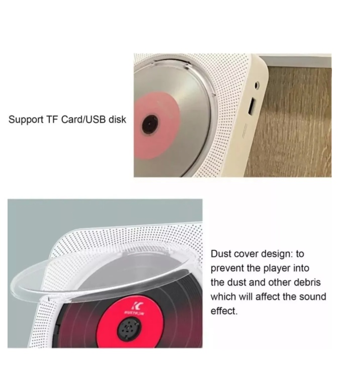 REPRODUCTOR PORTATIL DE CD CON BOCINA - 9