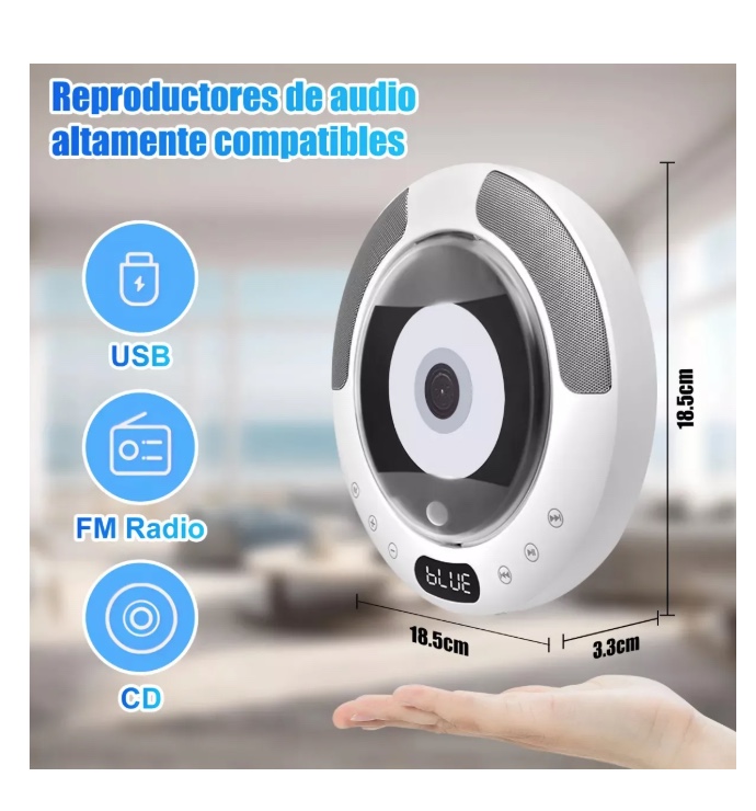 REPRODUCTOR DE CD BLUETOOTH - 6