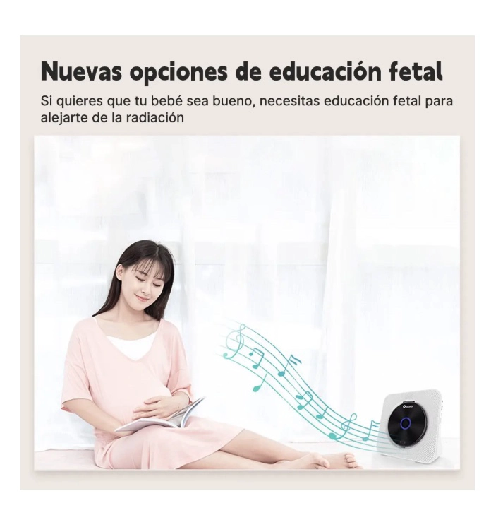 REPRODUCTOR BLUETOOTH DE CD PORTATIL CON BOCINA - 5