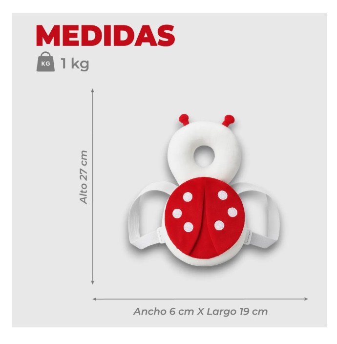 MOCHILA PROTECTORA CABEZA BEBE - 3