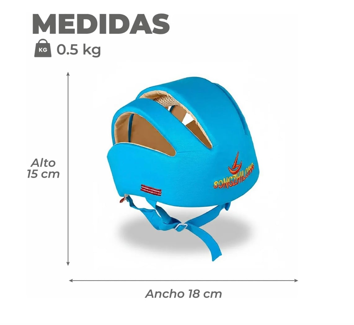 CASCO PROTECCION SEGURIDAD BEBE - 3