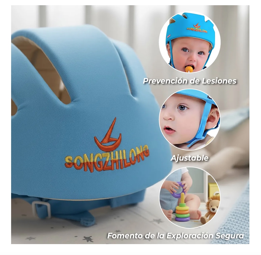 CASCO PROTECCION SEGURIDAD BEBE - 4