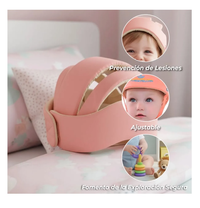 CASCO PROTECCION SEGURIDAD BEBE - 3