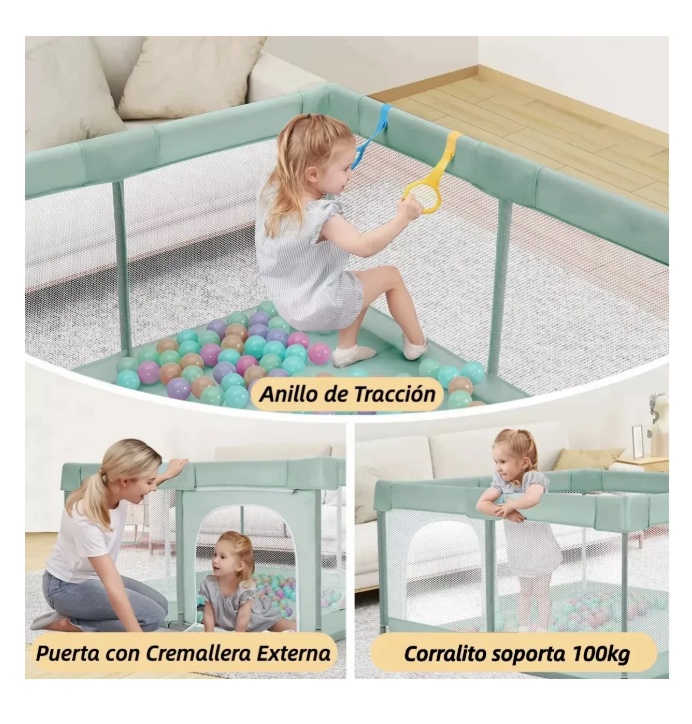 CORRALITO PLEGABLE GENE RICA - 6