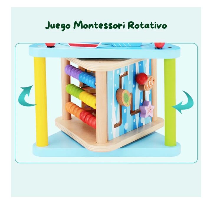 CENTRO DE ACTIVIDADES DE MADERA 5 EN 1 - 4