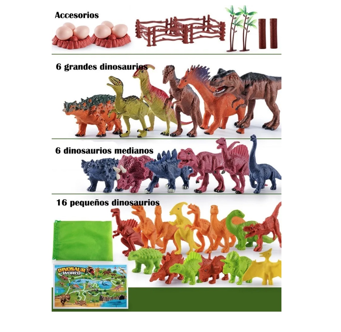 JUGUETE DINOSAURIO SIMULADO EDUCATIVO - 6