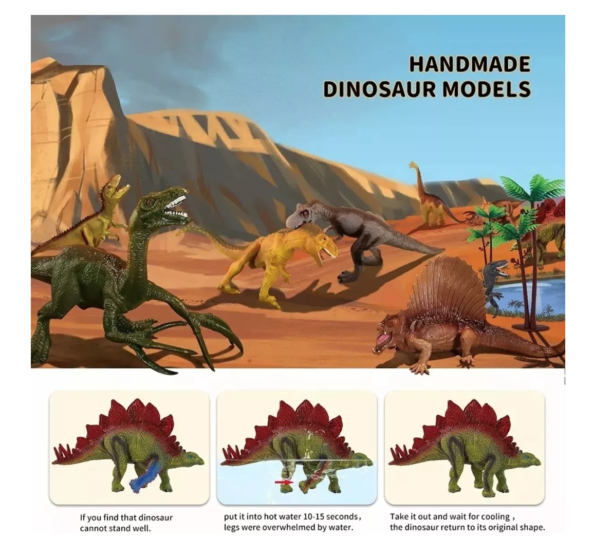 JUGUETE DINOSAURIO SIMULADO EDUCATIVO - 7