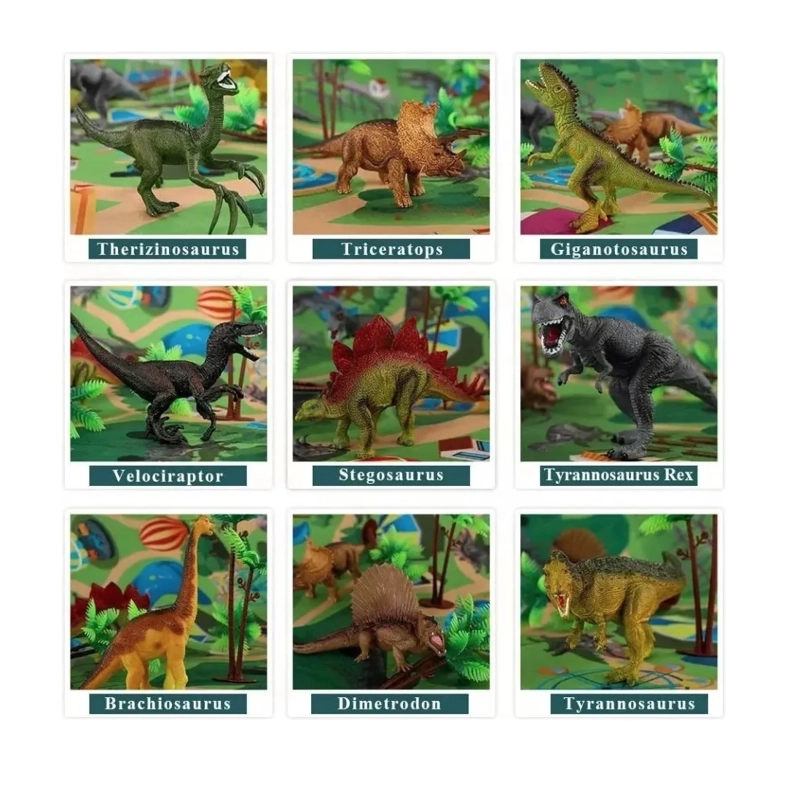 JUGUETE DINOSAURIO SIMULADO EDUCATIVO - 8