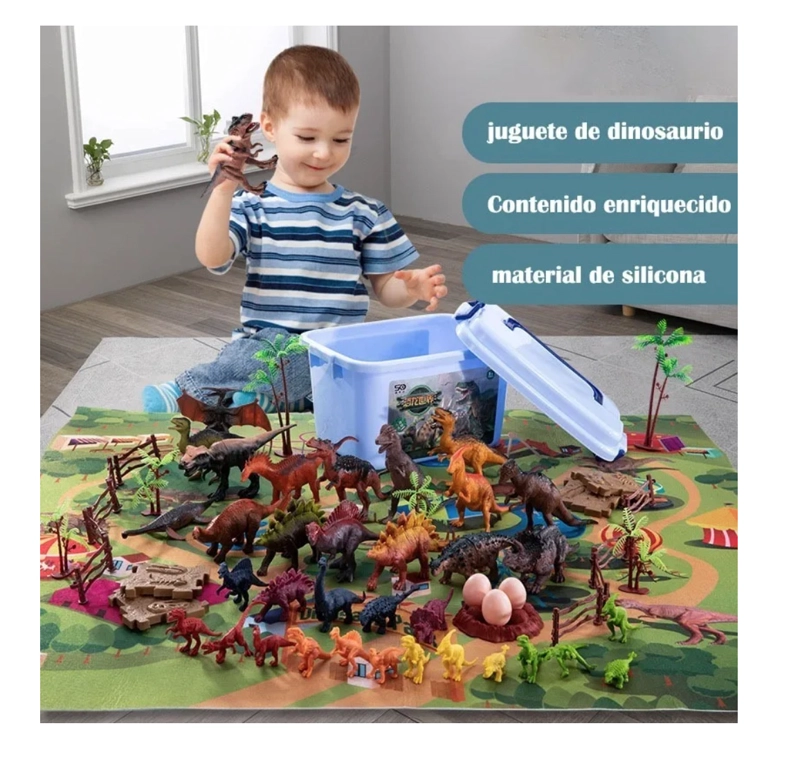 JUGUETE DINOSAURIO SIMULADO EDUCATIVO - 9