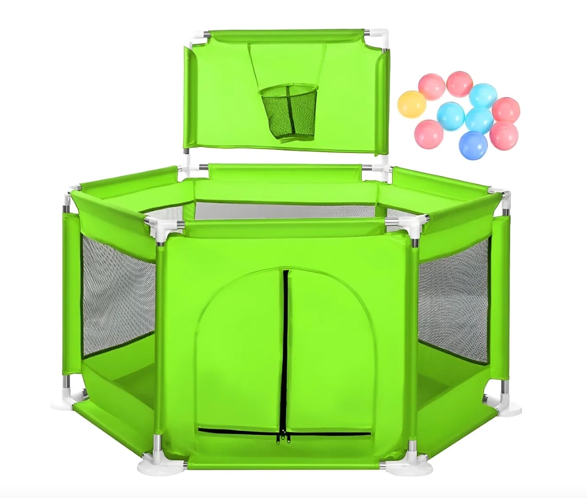 CORRAL CON ARO BASKET PISCINA DE PELOTAS - 2