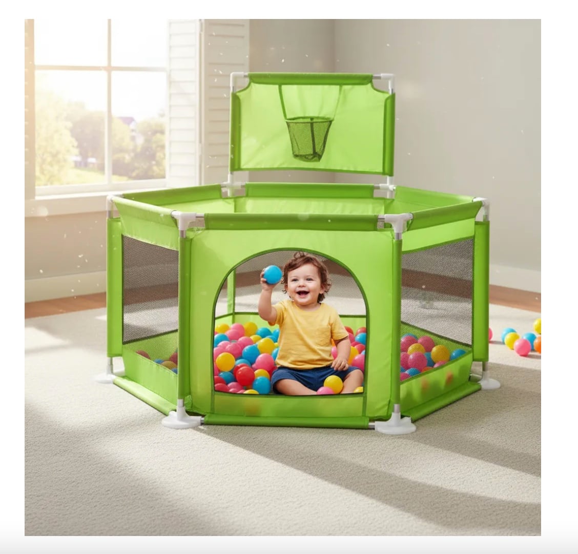 CORRAL CON ARO BASKET PISCINA DE PELOTAS - 6