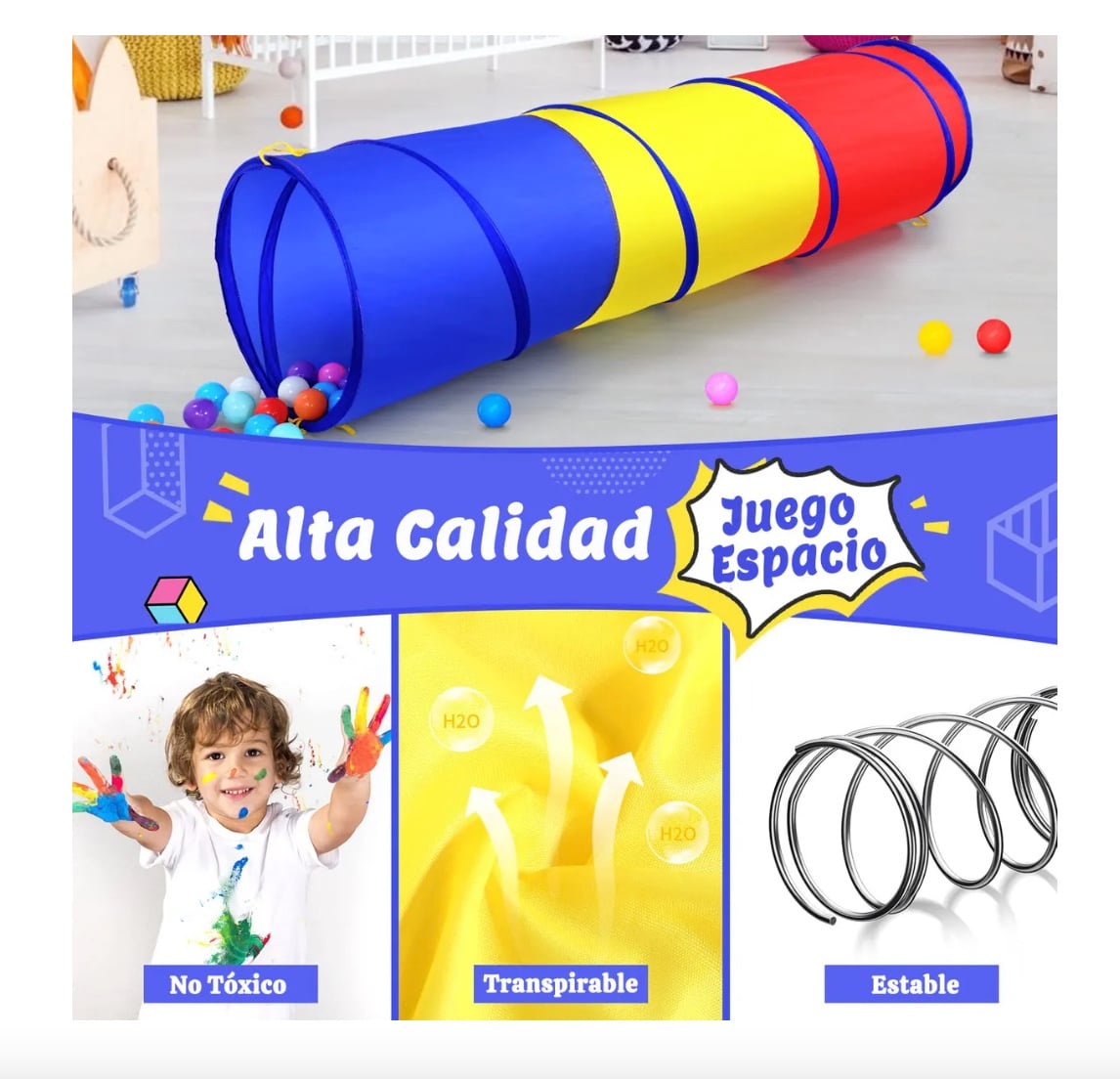 TUNEL DE JUEGO PARA NIÑOS - 6