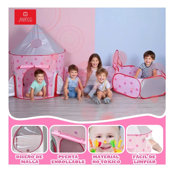 CARPA DE JUEGOS INFANTIL 3 EN 1 - 3