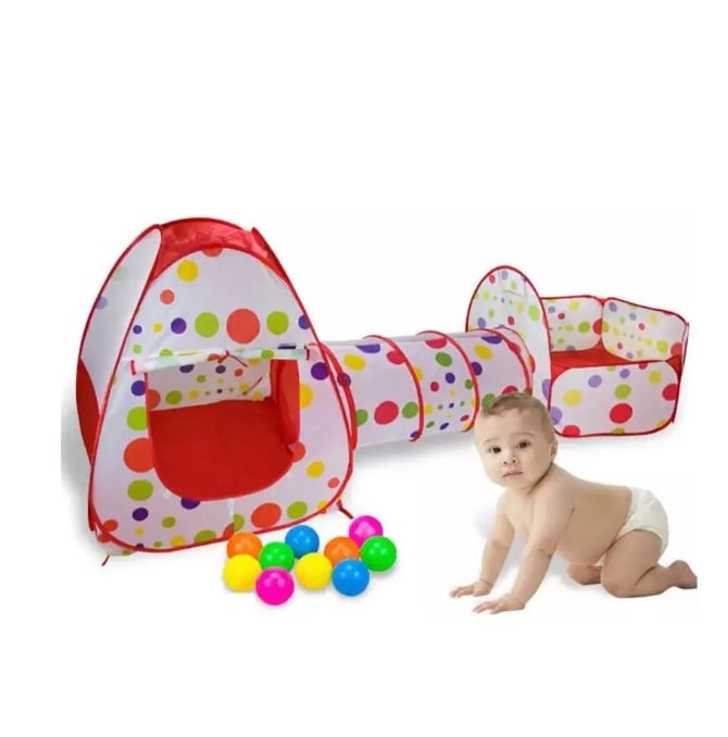 CARPA PISCINA DE PELOTAS CON TUNEL - 1
