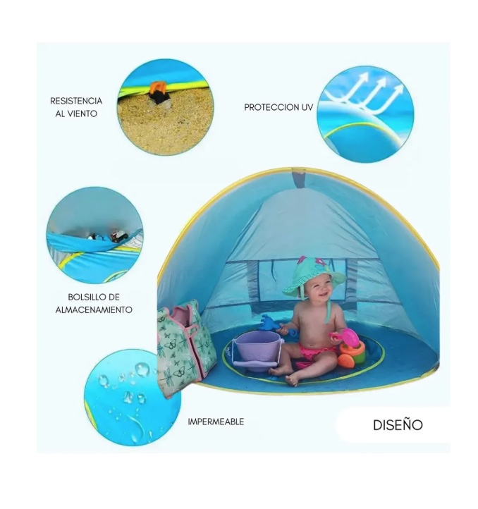 CARPA PLAYA BEBE  PISCINA - 3