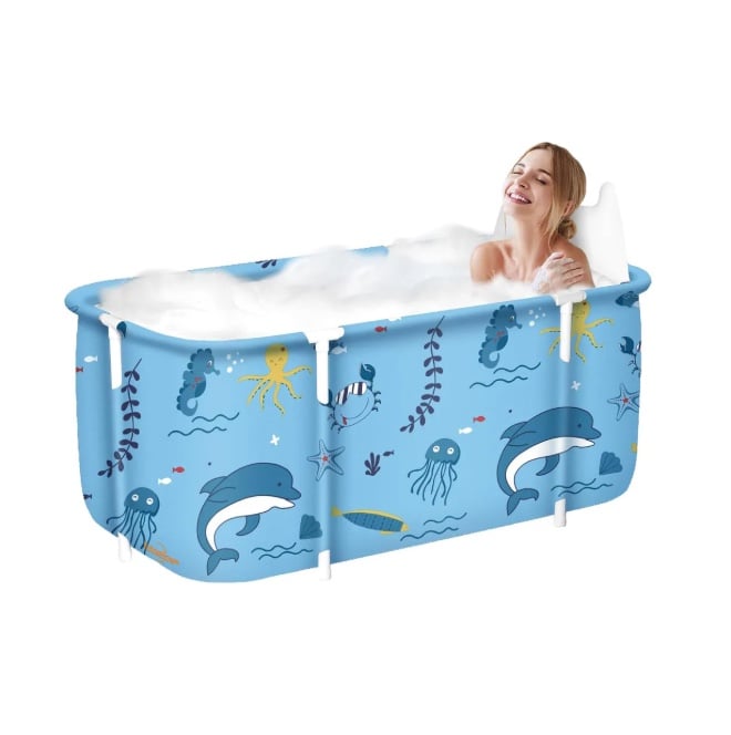 BAÑERA PLEGABLE PORTATIL ADULTOS Y NIÑOS - 1