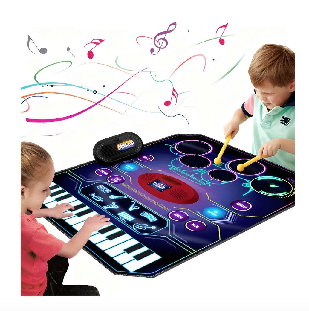 MUSICAL INSTRUMENTOS ALFOMBRA NIÑOS - 1
