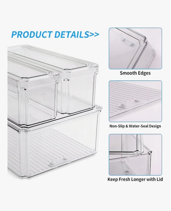 ORGANIZADOR REFRIGERADOR COCINA SET 7 - 5