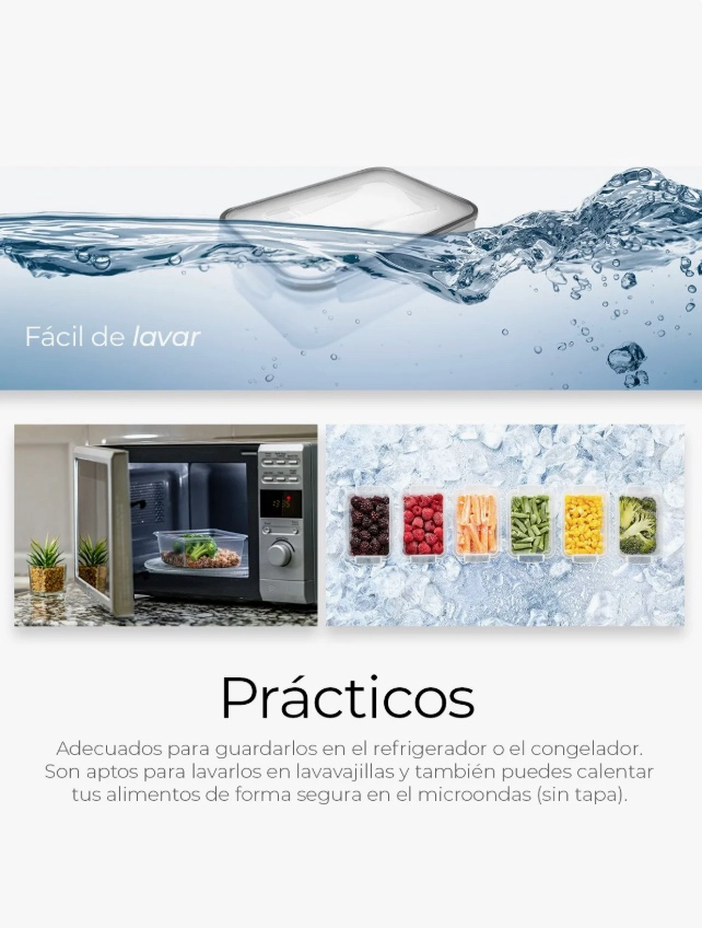 RECIPIENTES HERME TICOS DE COCINA SET 24 PZ - 5