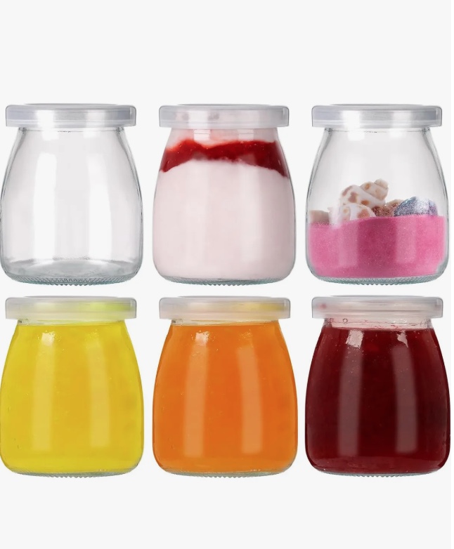 PACK 6 FRASCOS VIDRIO CILINDRICO TAPA 150 ML - 1