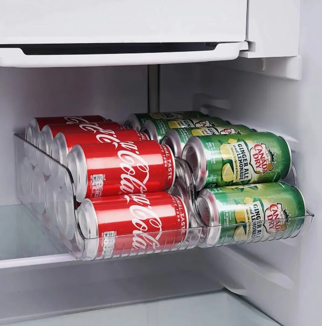 PACK 2 ORGANIZADOR ACRILICO PARA LATA DE REFRIGERADOR - 4