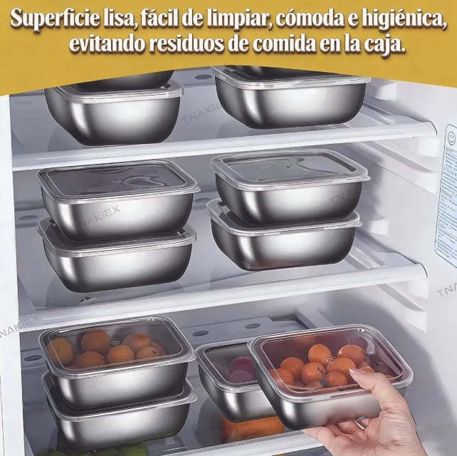 RECIPIENTES HERME TICOS DE ACERO INOXIDABLE - 4