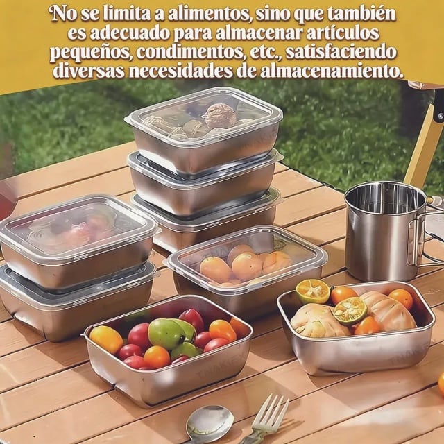 RECIPIENTES HERME TICOS DE ACERO INOXIDABLE - 5