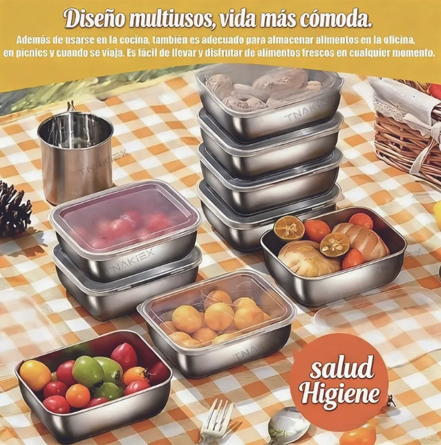 RECIPIENTES HERME TICOS DE ACERO INOXIDABLE - 6