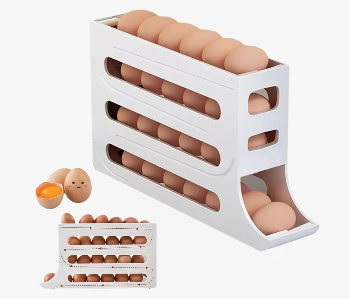 ORGANIZADOR DISPENSADOR DE HUEVOS - 1