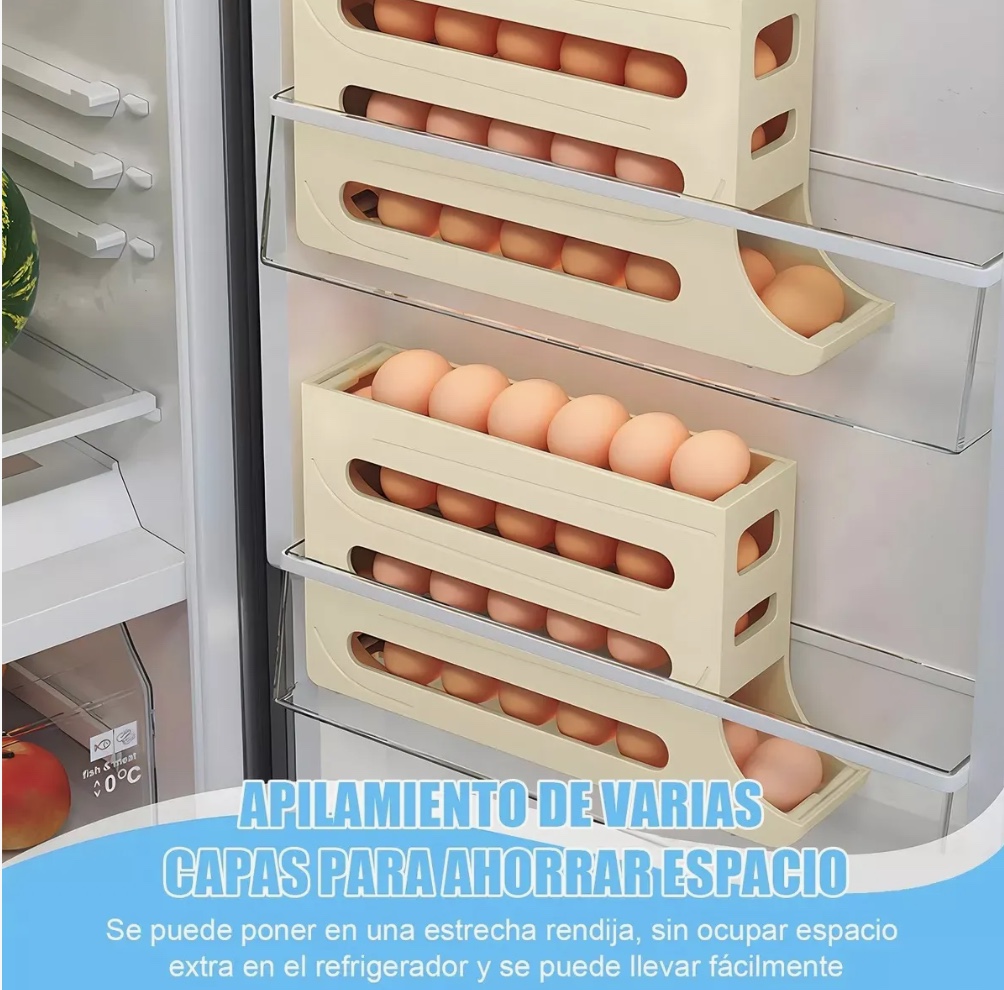ORGANIZADOR DISPENSADOR DE HUEVOS - 6