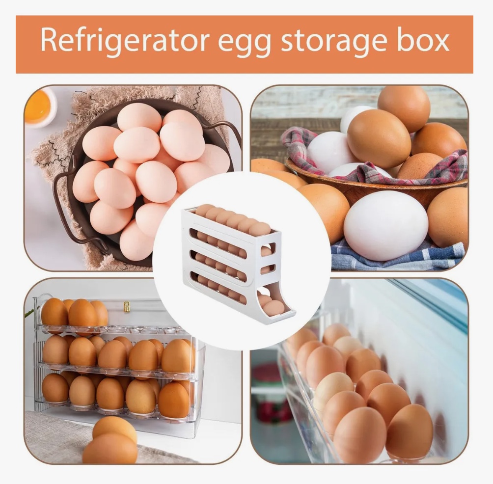 ORGANIZADOR DISPENSADOR DE HUEVOS - 7