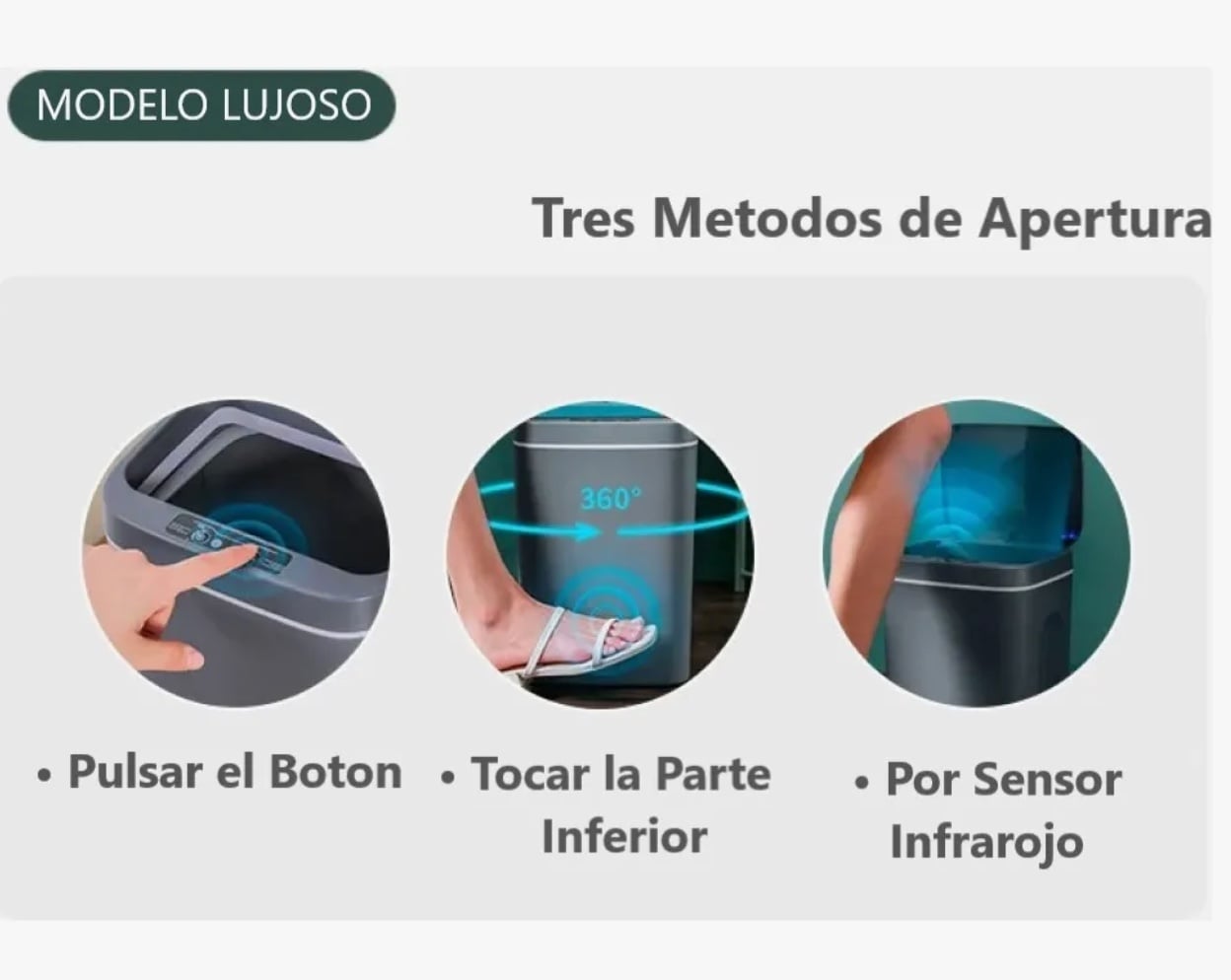 BASURERO AUTOMATICO CON SENSOR DE MOVIMIENTO - 5