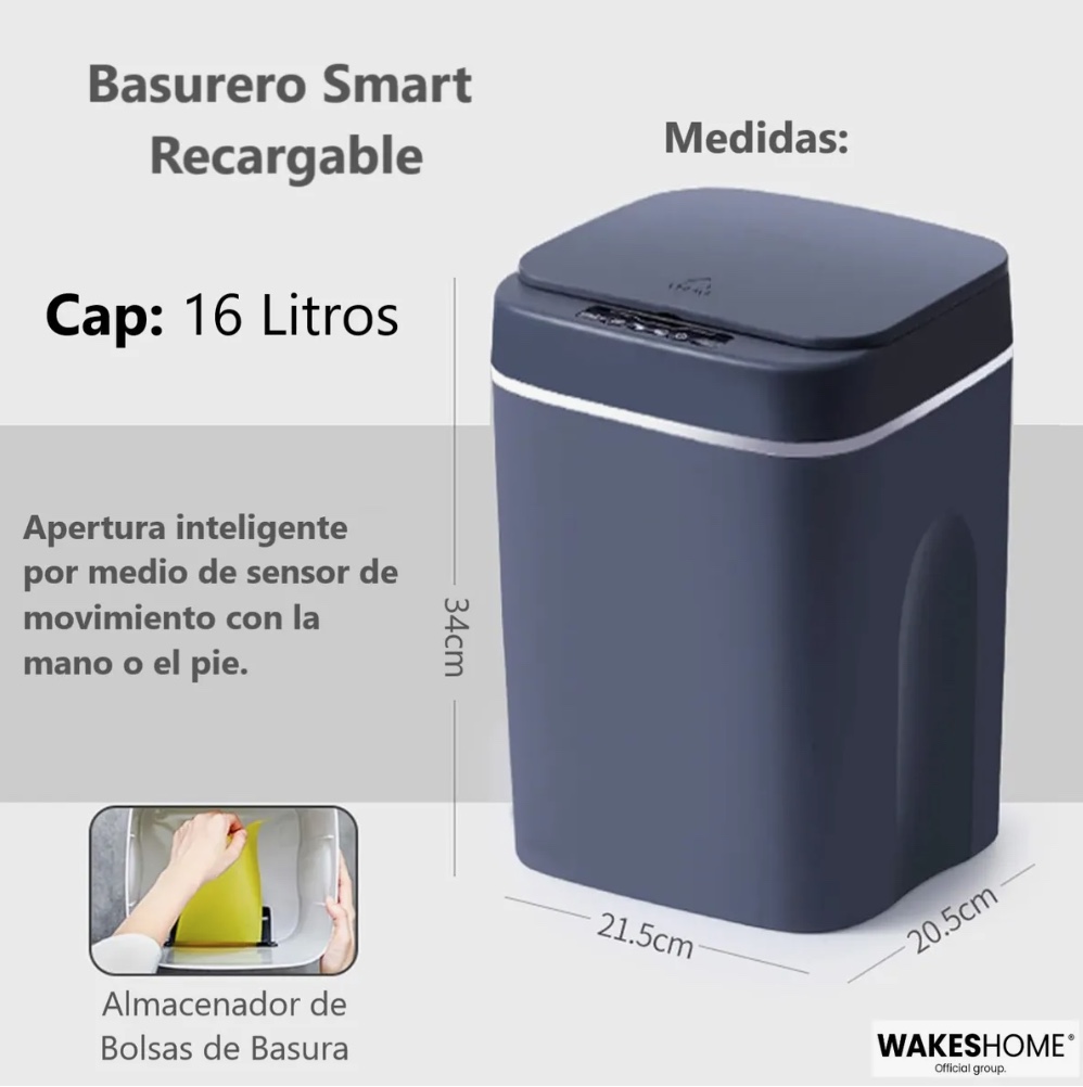 BASURERO AUTOMATICO CON SENSOR DE MOVIMIENTO - 6