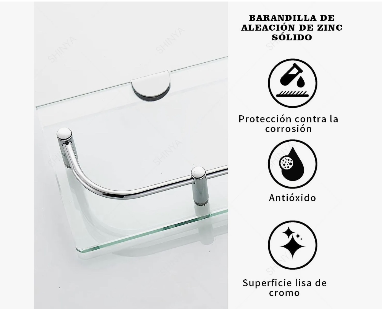 REPISAS ESQUINERAS VIDRIO BAÑO 3PISOS - 8