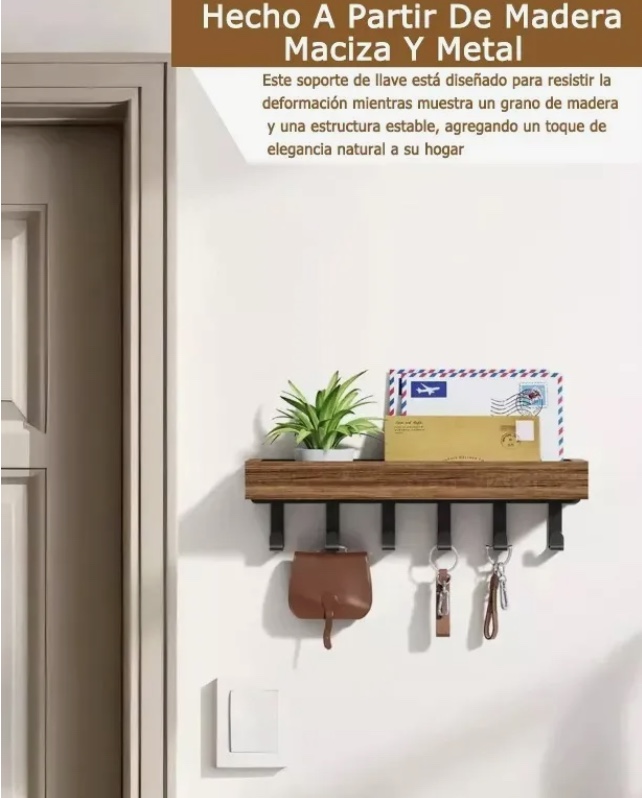 PORTALLAVES DE PARED MODERNO - 4