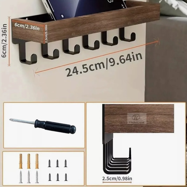 PORTALLAVES DE PARED MODERNO - 5