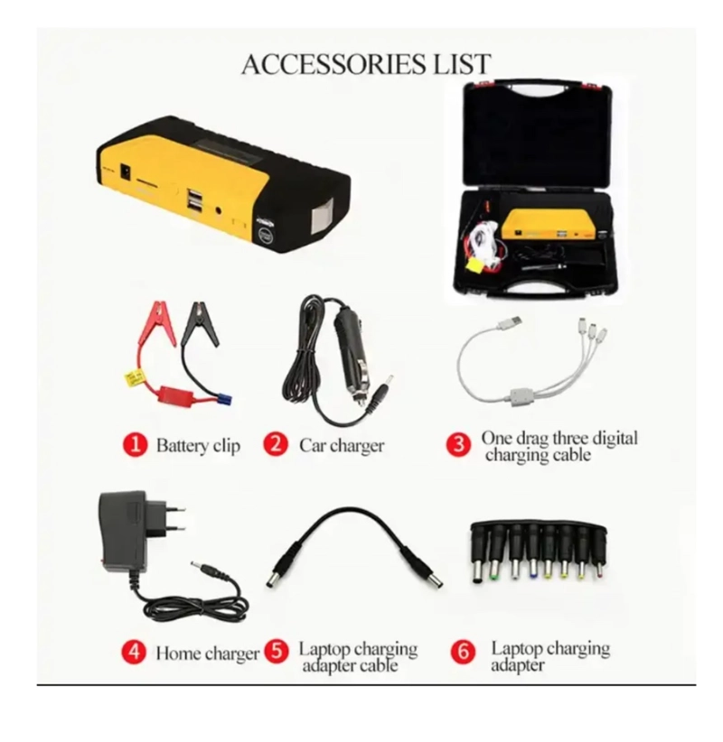PARTIDOR DE AUTO BATERIA POWERBANK - 7