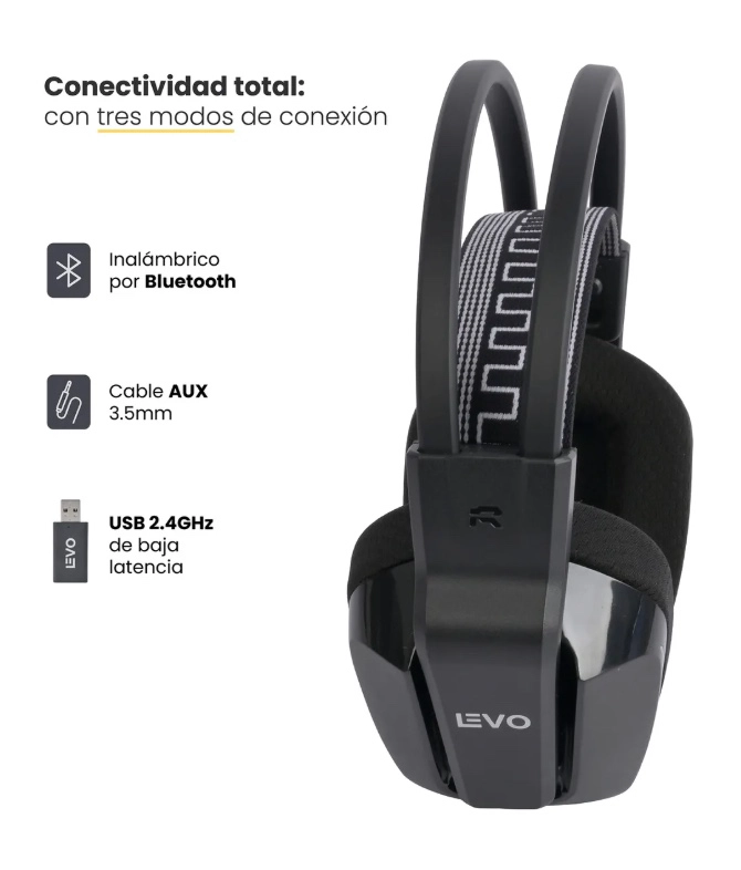 AUDIFONO GAMER INALAMBRICO - 4