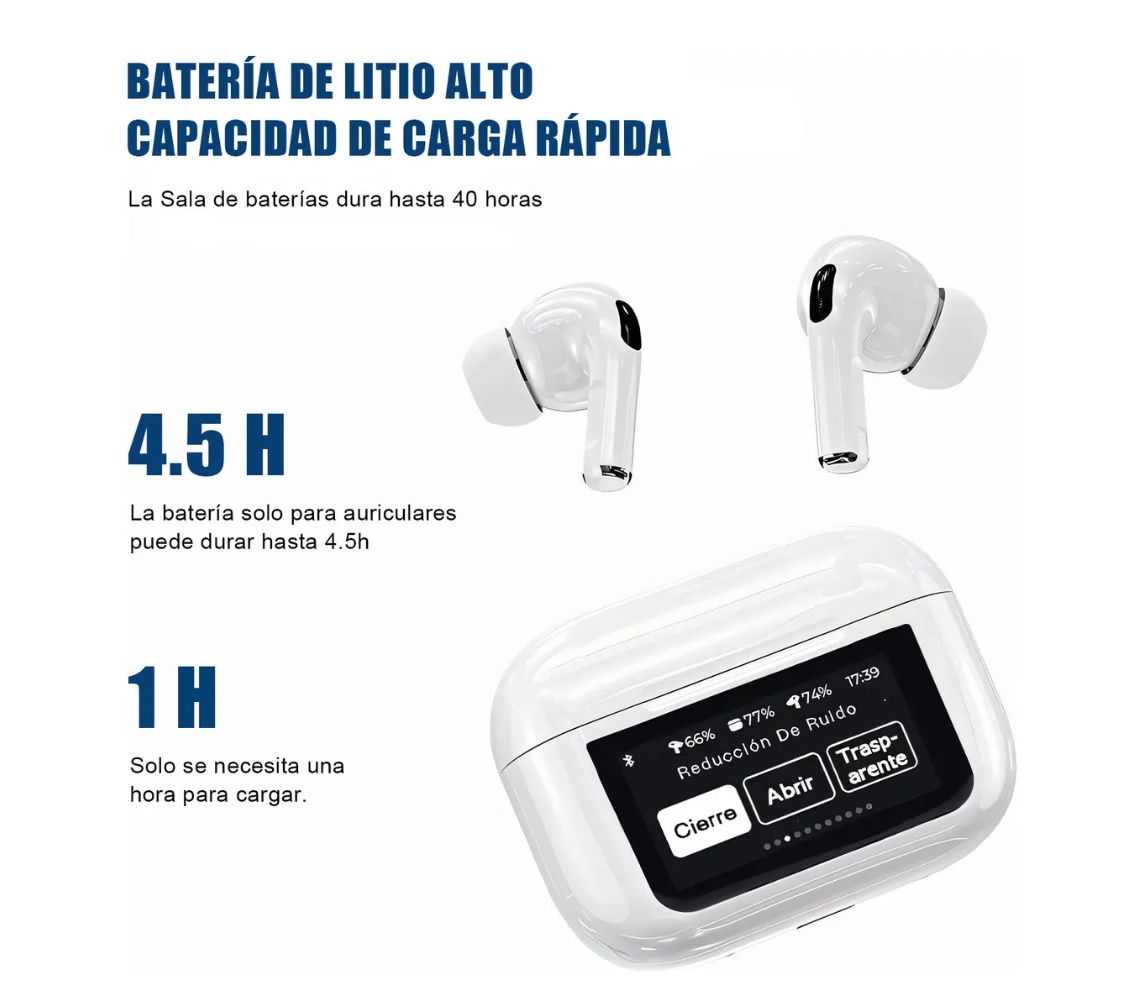 AURICULAR PANTALLA BLUETOOTH INALAMBRICO - 4