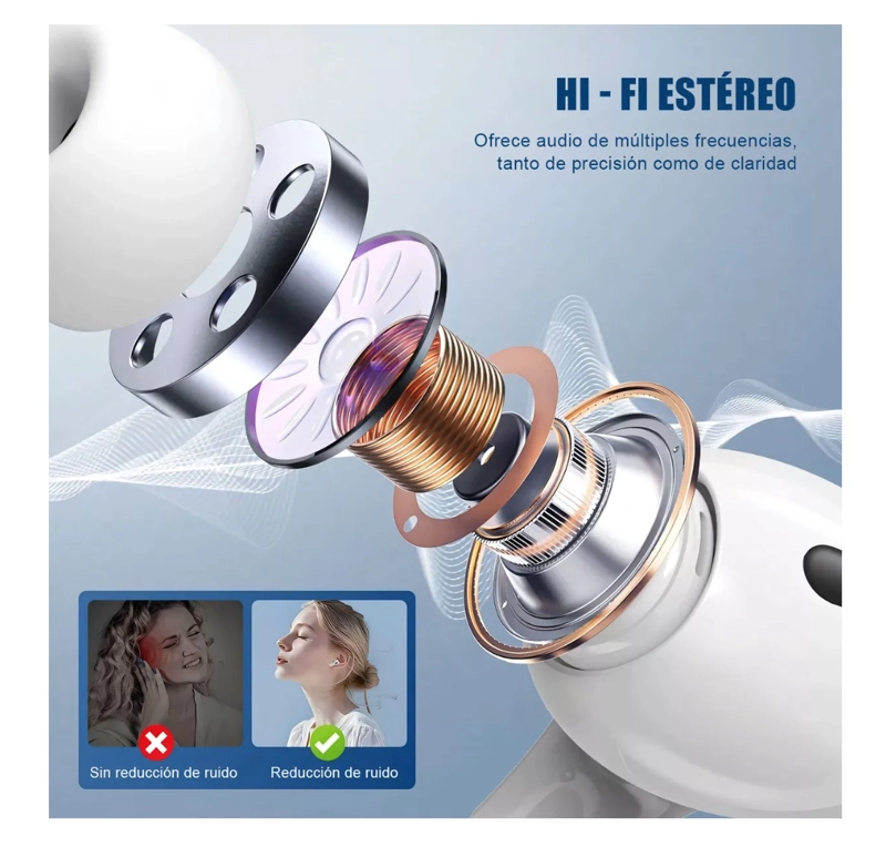 AURICULAR PANTALLA BLUETOOTH INALAMBRICO - 5