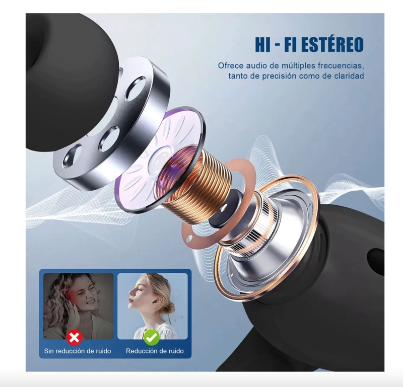 AURICULAR PANTALLA BLUETOOTH INALAMBRICO - 2