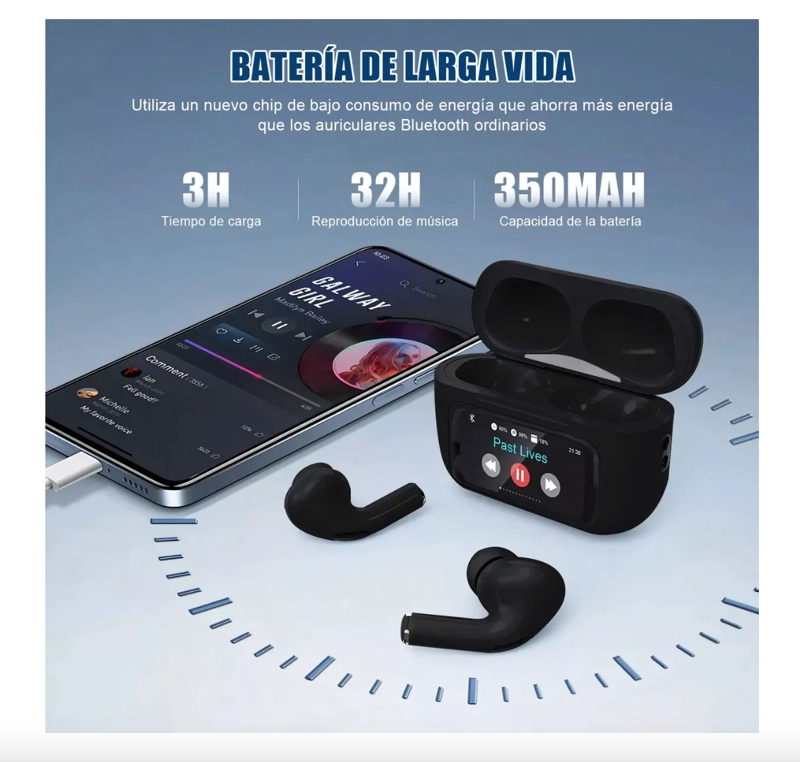 AURICULAR PANTALLA BLUETOOTH INALAMBRICO - 4