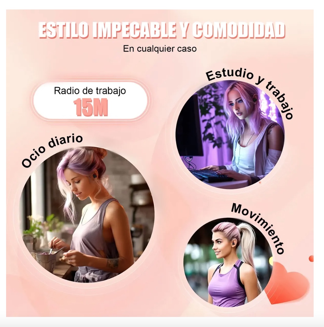 AURICULARES IN-EAR INALAMBRICO BLUETOOTH - 4