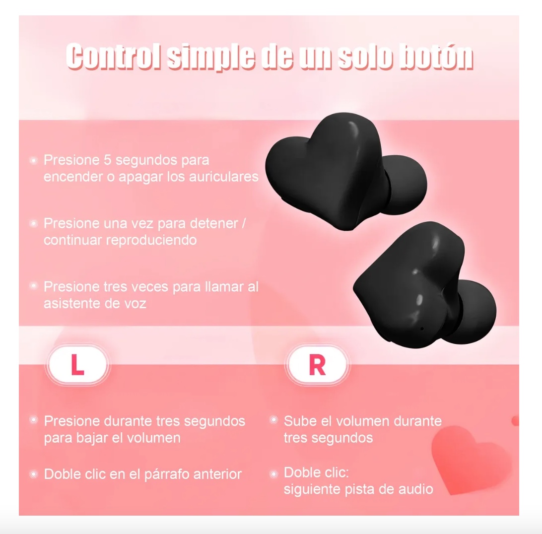 AURICULARES IN-EAR INALAMBRICO BLUETOOTH - 5