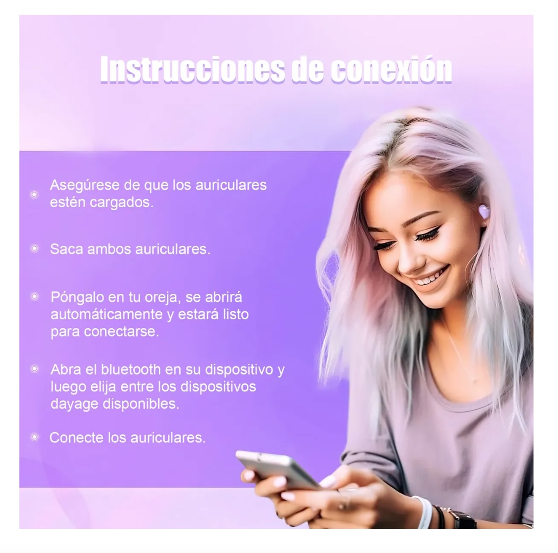 AURICULARES IN-EAR INALAMBRICO BLUETOOTH - 5