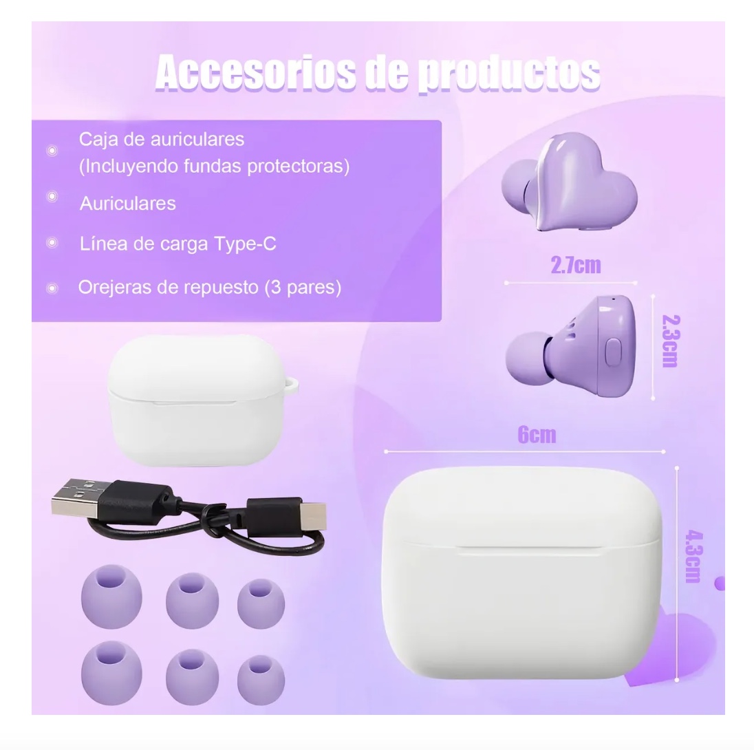 AURICULARES IN-EAR INALAMBRICO BLUETOOTH - 8