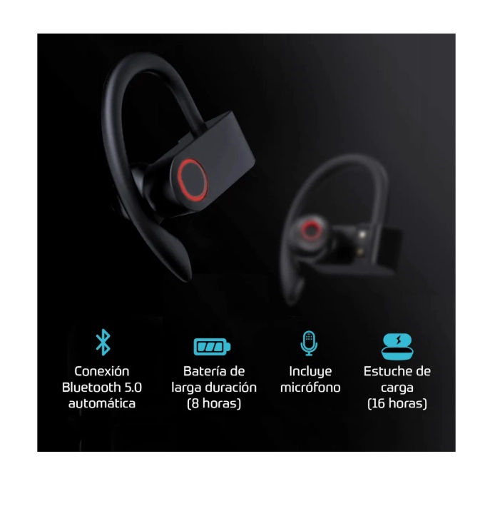 AUDIFONOS DEPORTIVOS INALAMBRICOS - 2