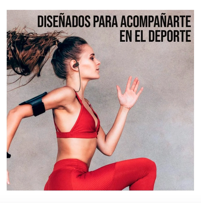 AUDIFONOS DEPORTIVOS INALAMBRICOS BLUETOOTH - 3